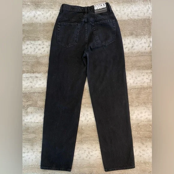 MOTHER💕Snacks Double Stack Hover High Waist Ankle Straight Leg Jeans Size 25 - Picture 6 of 15